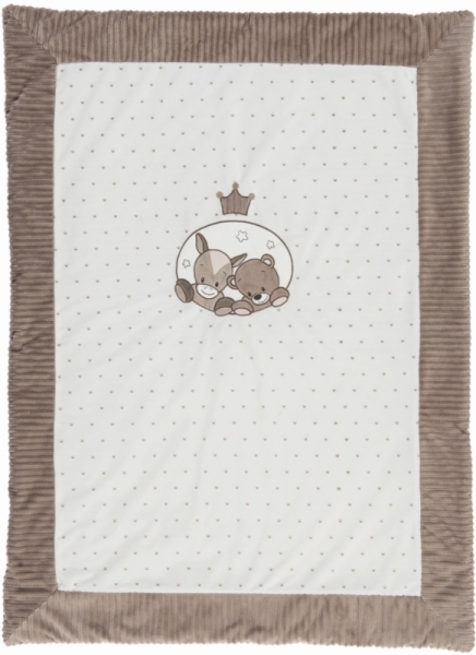 Nattou Plaid Réversible Max Noa et Tom - 75 x 100 cm